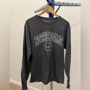 Champion Notre Dame long sleeve men shirt Size M
